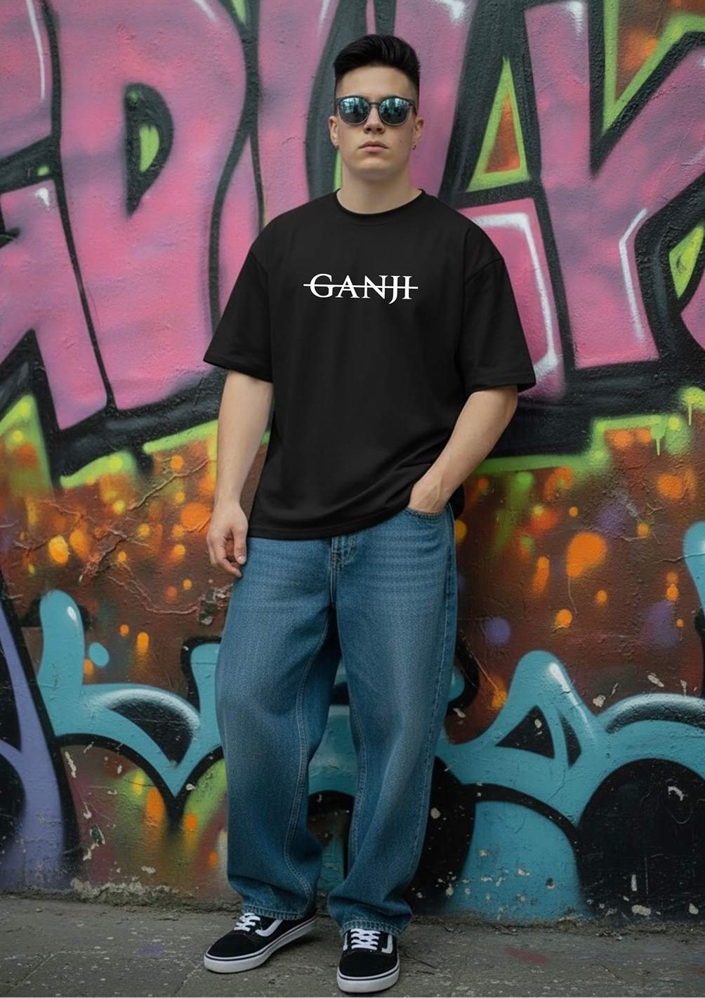 Vintage Hip-Hop Oversized T-Shirt